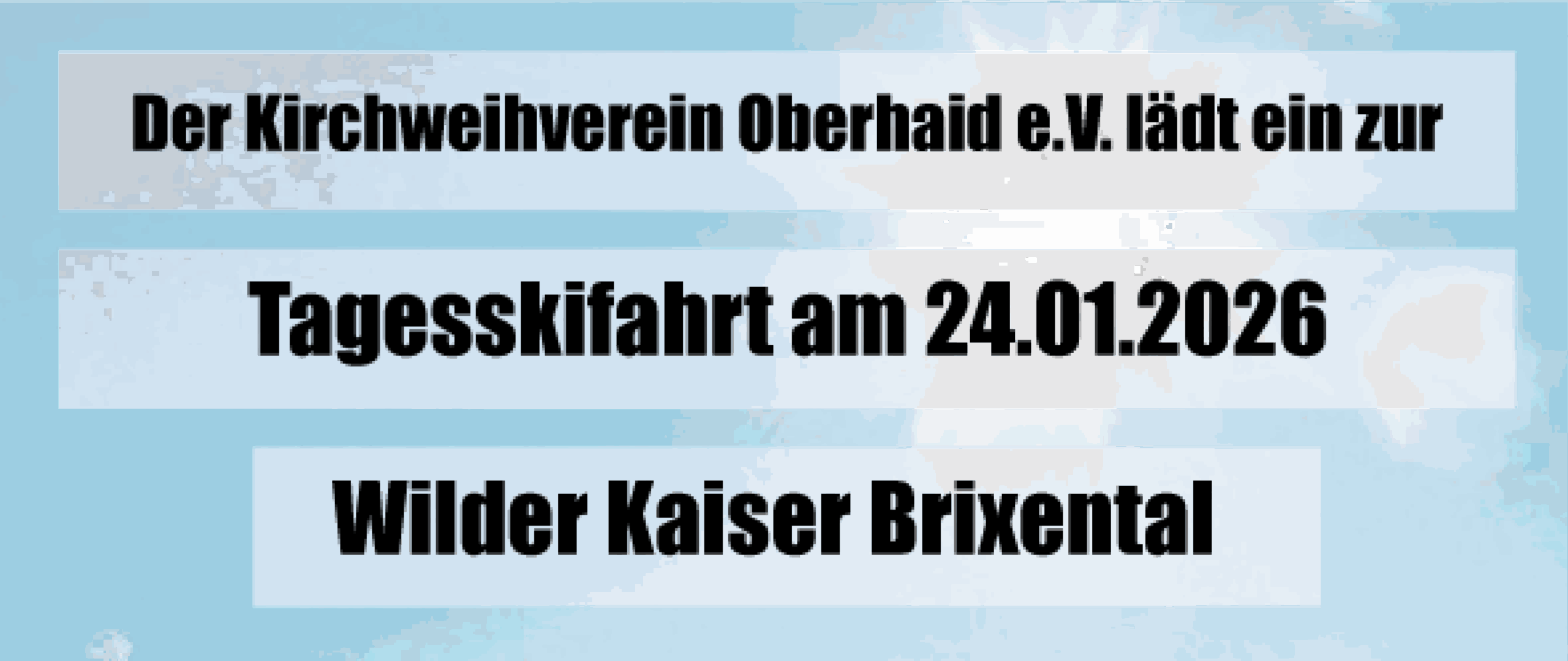 Tagesskifahrt 24.01.2026 -Wilder Kaiser